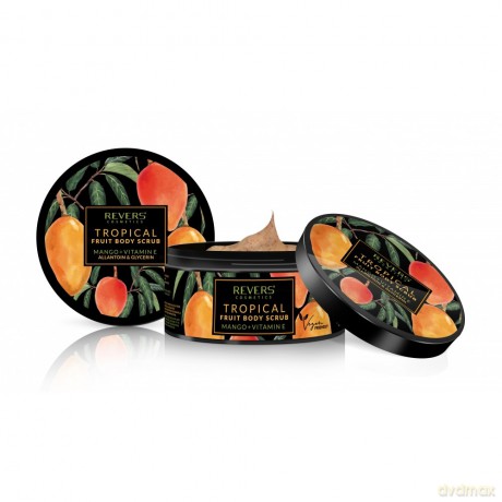 REVERS Tropical Fruit Body Scrub Peeling do ciała - Mango+Witamina E 200 ml