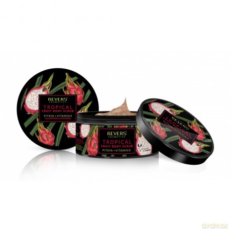 REVERS Tropical Fruit Body Scrub Peeling do ciała - Pitaja+Witamina E 200 ml
