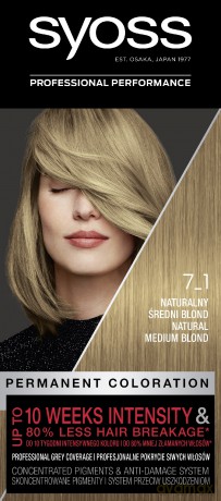 Schwarzkopf Syoss Farba do włosów nr 7_1 Naturalny Średni Blond
