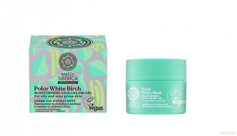 SIBERICA Bereza Professional Nawilżający Krem-żel do twarzy Polar White Birch - cera tłusta i trądzikowa 50 ml