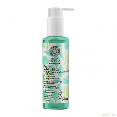 SIBERICA Bereza Professional Oczyszczający Peeling do twarzy Polar White Birch - cera tłusta i trądzikowa 145 ml