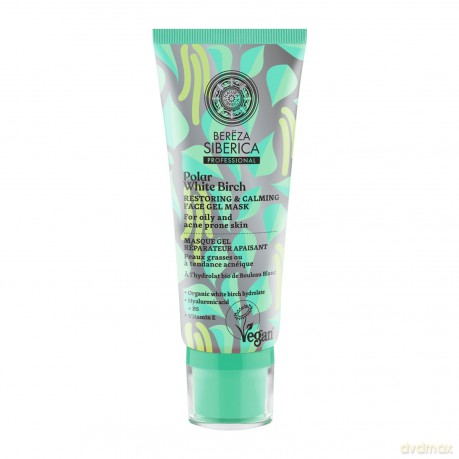 SIBERICA Bereza Professional Żelowa Maska łagodząca do twarzy Polar White Birch - cera tłusta i trądzikowa 100 ml