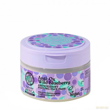 SIBERICA Blueberry Professional Peelingujące Antyoksydacyjne Płatki do twarzy Anti-Ox Wild Blueberry -20szt