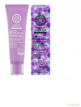 SIBERICA Blueberry Professional Pobudzający Krem do twarzy Anti-Ox Wild Blueberry SPF20 50 ml