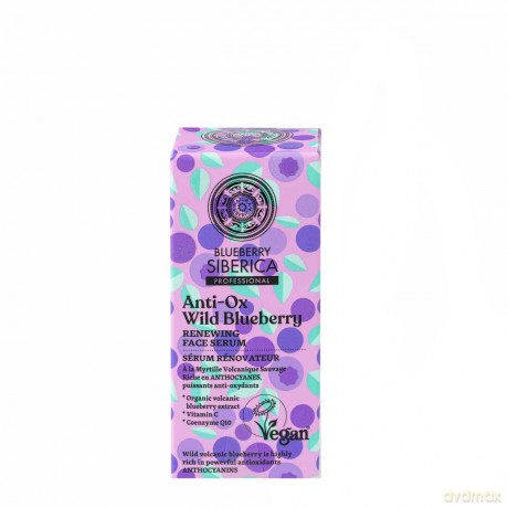 SIBERICA Blueberry Professional Regenerujące Serum do twarzy Anti-Ox Wild Blueberry 30 ml