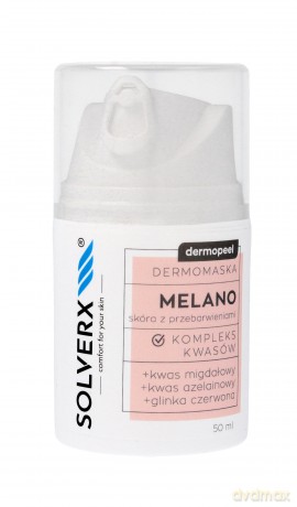 SOLVERX Dermopeel Dermomaska Melano z kompleksem kwasów - do skóry z przebarwieniami 50 ml