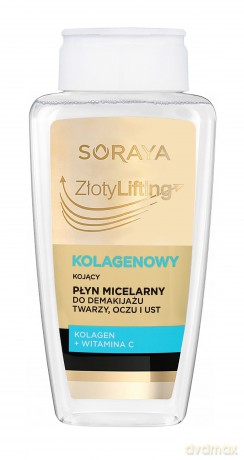 Soraya Złoty Lifting Kolagenowy Kojący Płyn micelarny do demakijażu 400 ml