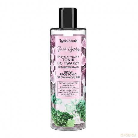 Vis Plantis Secret Garden Enzymatyczny Tonik do twarzy - do skóry mieszanej 200 ml
