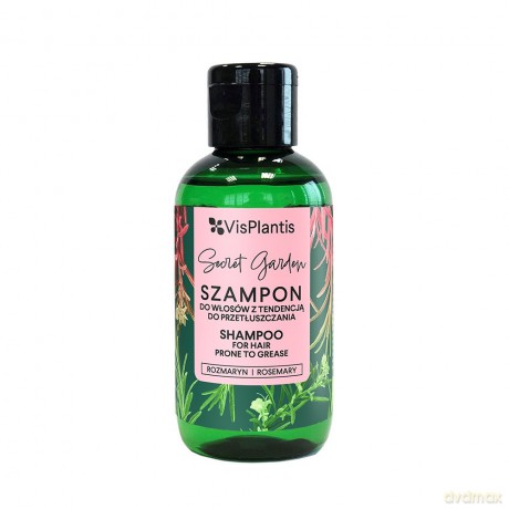 Vis Plantis Secret Garden Szampon do włosów z tendencją do przetłuszczania - Rozmaryn 75 ml (mini)