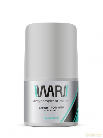 WARS Antyperspirant roll-on Sensitive - Aloes&Olej z Opuncji 50 ml