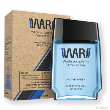 WARS Expert for Men Woda po goleniu Active Fresh 90 ml