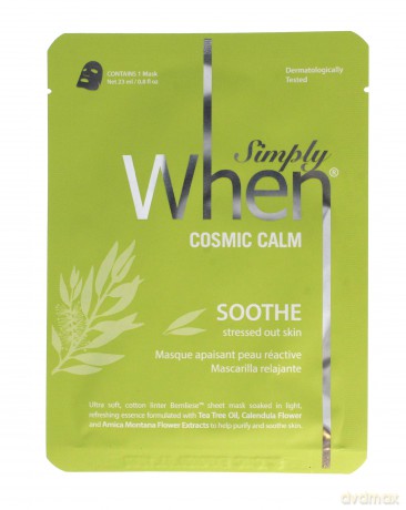 When Simply Maska na twarz w płacie Cosmic Calm