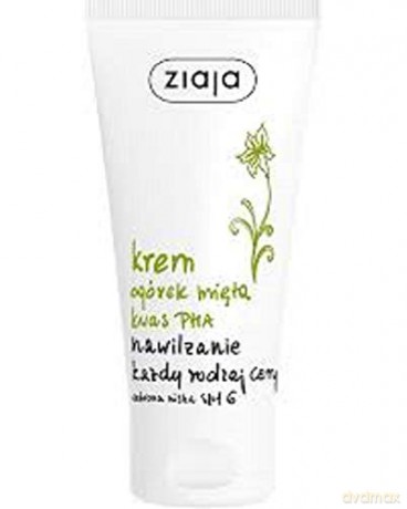 ZIAJA Krem Ogórkowy +Mięta 50 Ml
