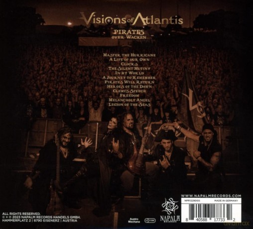Visions Of Atlantis: Pirates Over Wacken (digipack) [CD]