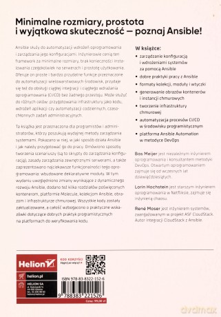 Ansible w praktyce. Automatyzacja konfiguracji i proste instalowanie systemów. Wydanie III - Bas Meijer, Lorin Hochstein, René Moser [KSIĄŻKA]