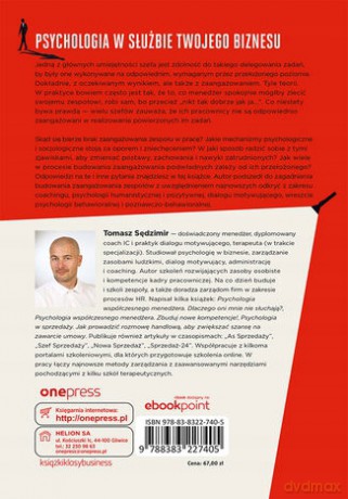 Budowanie zaangażowania w zespołach. Jak motywować ludzi do efektywniejszej pracy - Tomasz Sędzimir [KSIĄŻKA]