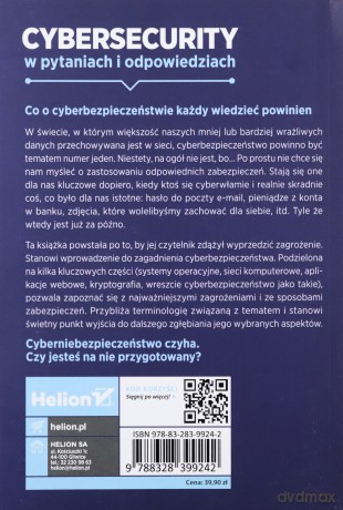 Cybersecurity w pytaniach i odpowiedziach - Wojciech Ciemski [KSIĄŻKA]