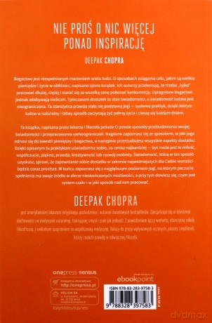 Dostatek. Klucz do spełnienia, bogactwa i poczucia szczęścia - Deepak Chopra [KSIĄŻKA]