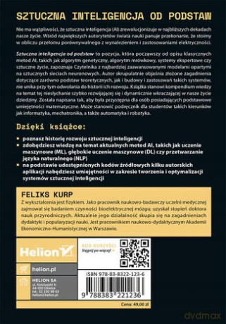 Sztuczna inteligencja od podstaw - Feliks Kurp [KSIĄŻKA]