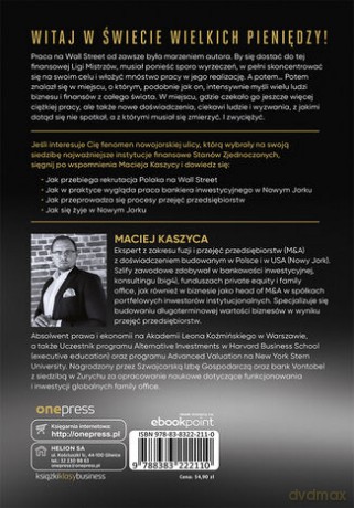 Wspomnienia z Wall Street - Maciej Kaszyca [KSIĄŻKA]