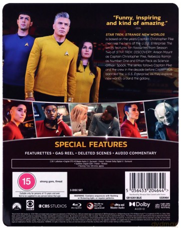 Star Trek: Strange New Worlds Season 1 (steelbook) [Blu-Ray]