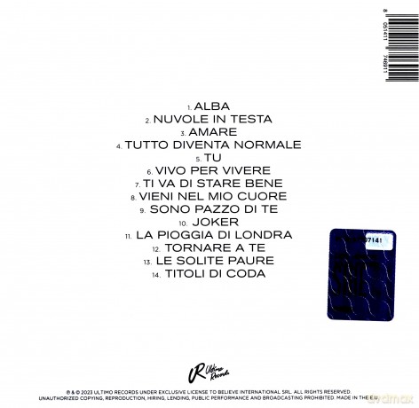Ultimo: Alba [CD]