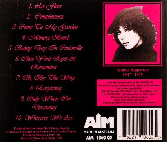 Minnie Riperton: Come to My Garden [CD]
