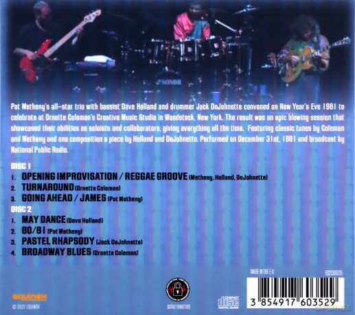 Pat Metheny Trio: Live At Woodstock [CD]