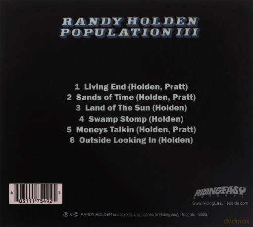 Randy Holden: Pupulation III [CD]
