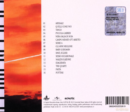Tananai: Rave, Eclissi (Sanremo 2023) [CD]