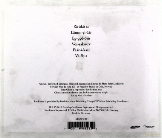 Lindstrom: Smalhans [CD]