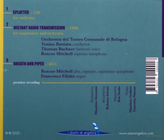 Roscoe Mitchell: Splatter [CD]