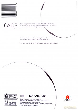 Jimin: Face (Undefinable Face) (EP) [CD]