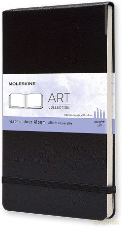 Album Moleskine watercolor L (13x21cm) czarny