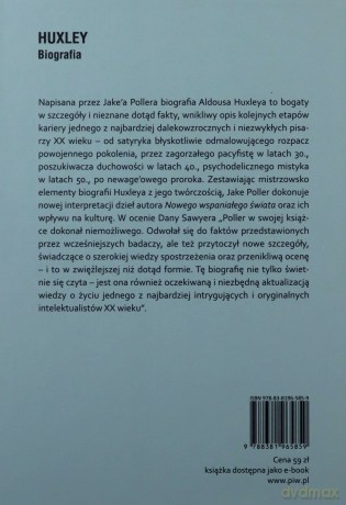 Aldous Huxley. Biografia - Jake Poller [KSIĄŻKA]
