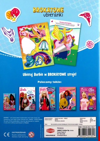 Barbie Dreamtopia. Brokatowe ubieranki [KSIĄŻKA]