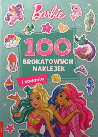 Barbie dreamtopia 100 Brokatowych naklejek [KSIĄŻKA]