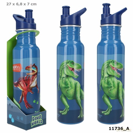 Bidon aluminiowy 650 ml Dino World 11736A