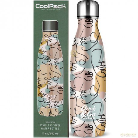 Bidon metalowy 500 ml Coolpack Termo Bottle ART DECO