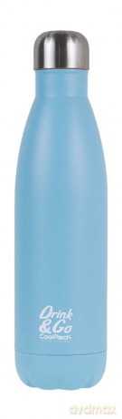 Bidon termiczny 500 ml metalowy Coolpack Pastel niebieski