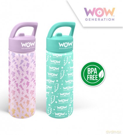 Bidon termiczny 500 ml WOW 1 sztuka mix wzorów