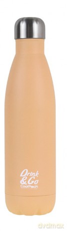 Bidon termiczny metalowy 500 ml Coolpack Pastel pomarańcz