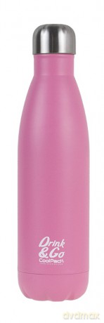 Bidon termiczny metalowy 500 ml Coolpack Pastel róż