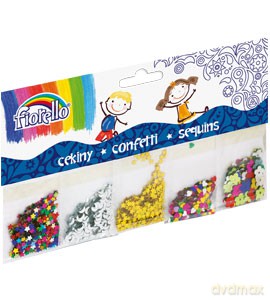 Cekiny Fiorello confetti 5 wzorów GR-K252