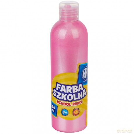 Farba szkolna naturalna tempera Astra 250 ml Astra 250 ml perłowa różowa