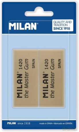 Gumka chlebowa Milan 1420 Master gum 2 sztuki na blistrze