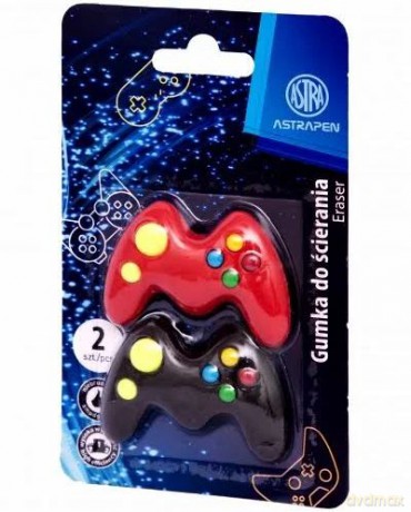 Gumka gracza Astra blister 2 sztuk