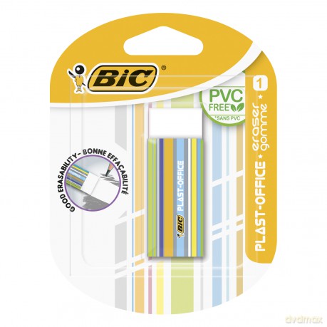 Gumka Plast-Office BIC Blister 1szt