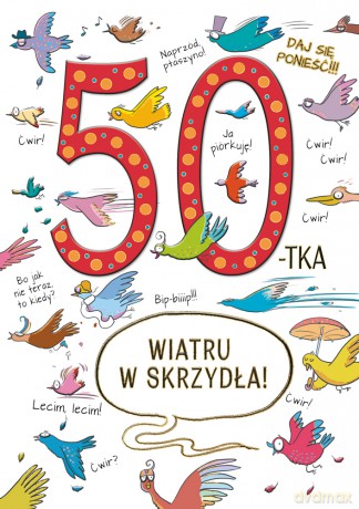 Karnet A5 50 urodziny