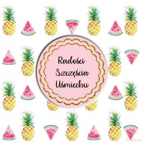 Karnet KW 3D Owoce